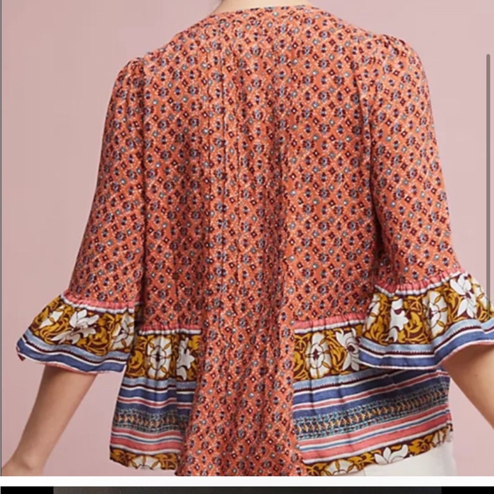 Anthropologie Maeve Hiver Blouse View 2
